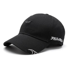 Solid Ring Safety Pin Curved Hats Baseball Cap Men Women Snapback Caps Gorras Baseball Hat ELY