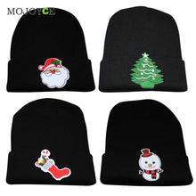 Women Men Beanie Hat Warm Knit Cap Hats for Christmas Gift Cotton Knitting Stitchwork Gorro Slouch Skullies Bonnet ELY
