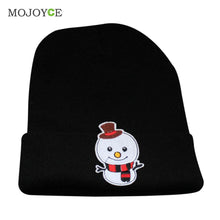 Women Men Beanie Hat Warm Knit Cap Hats for Christmas Gift Cotton Knitting Stitchwork Gorro Slouch Skullies Bonnet ELY