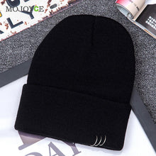 Women Mens Warm Ski Slouch Knitted Baggy Hip Hop Hat Cap Cotton Knitted Hats for women Soft Beanie Gorro Cap ELY