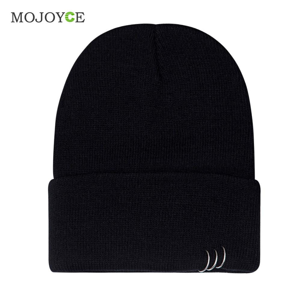 Women Mens Warm Ski Slouch Knitted Baggy Hip Hop Hat Cap Cotton Knitted Hats for women Soft Beanie Gorro Cap ELY