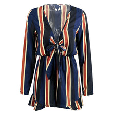 V Neck Striped Jumpsuit Playsuit Jumpsuit Romper Combinaison Short Femme Jumpsuits Rompers Womens Jumpsuit Combinaison Femme ELY