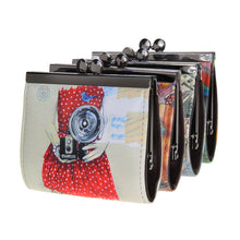 Various Graffiti PU Leather Hasp Clutch Wallet Printing Cartoon Owl Coin Pocket Money Bag Women Wallet Literary Style Purse ELY