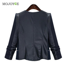 Vintage Black Faux Leather Jacket Women Slim Biker PU Soft Leather Jacket Women Zipper Coat Biker Jacket Chaquetas Mujer ELY