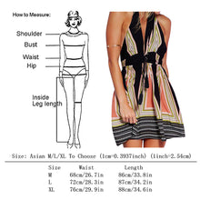 Vintage Bohemia Floral Flower Print Dress Open Back Plunging Neckline Vestidos Casual European Sleeveless Dress M L XL ELY