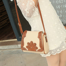 Vintage Floral Print Women Bag PU Women Messenger Bags Women Leather Handbag Small Shoulder Crossbody Bag Bolsa Feminina 1STL ELY