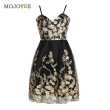 Vintage Lace Lady Women Dress Sleeveless Vestidos Formal Mini Party Dress Black Printing Dress M L XL Vestido de festa ELY