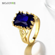 Vintage Lovers Jewelry Accessories Ring Nickle Free Antiallergic Jewelry 24K Plated zircon Ring 1STL ELY