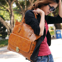 Vintage PU Women Bag Satchel Hobo Women Leather Handbag Shoulder Bag Shopper Bags Cross Body Shopping Bag 1STL ELY