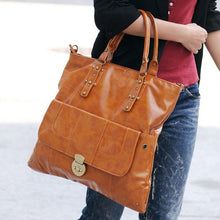 Vintage PU Women Bag Satchel Hobo Women Leather Handbag Shoulder Bag Shopper Bags Cross Body Shopping Bag 1STL ELY