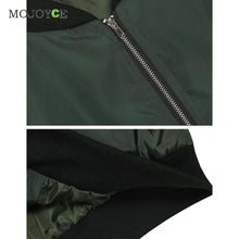 Vintage Zip Up Classic Padded Black Bomber Jacket Women Army Green Biker Coat Stylish Long Sleeve Women Basic Coats Army Jacket ELY