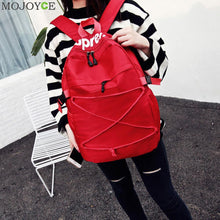 Waterproof Nylon Leisure Backpack Braid Knitting Backpack Travel Backpacks School Bag Women Drawstring Bags Mochila Feminina ELY