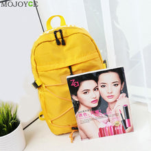 Waterproof Nylon Leisure Backpack Braid Knitting Backpack Travel Backpacks School Bag Women Drawstring Bags Mochila Feminina ELY