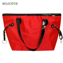 Waterproof Nylon and Leather Women Handbag Women Messenger Bags Handbag Famous Brand Large Tote Hobos Ladies Crossbody Bag ELY