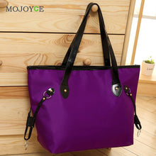 Waterproof Nylon and Leather Women Handbag Women Messenger Bags Handbag Famous Brand Large Tote Hobos Ladies Crossbody Bag ELY
