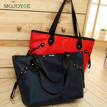 Waterproof Nylon and Leather Women Handbag Women Messenger Bags Handbag Famous Brand Large Tote Hobos Ladies Crossbody Bag ELY