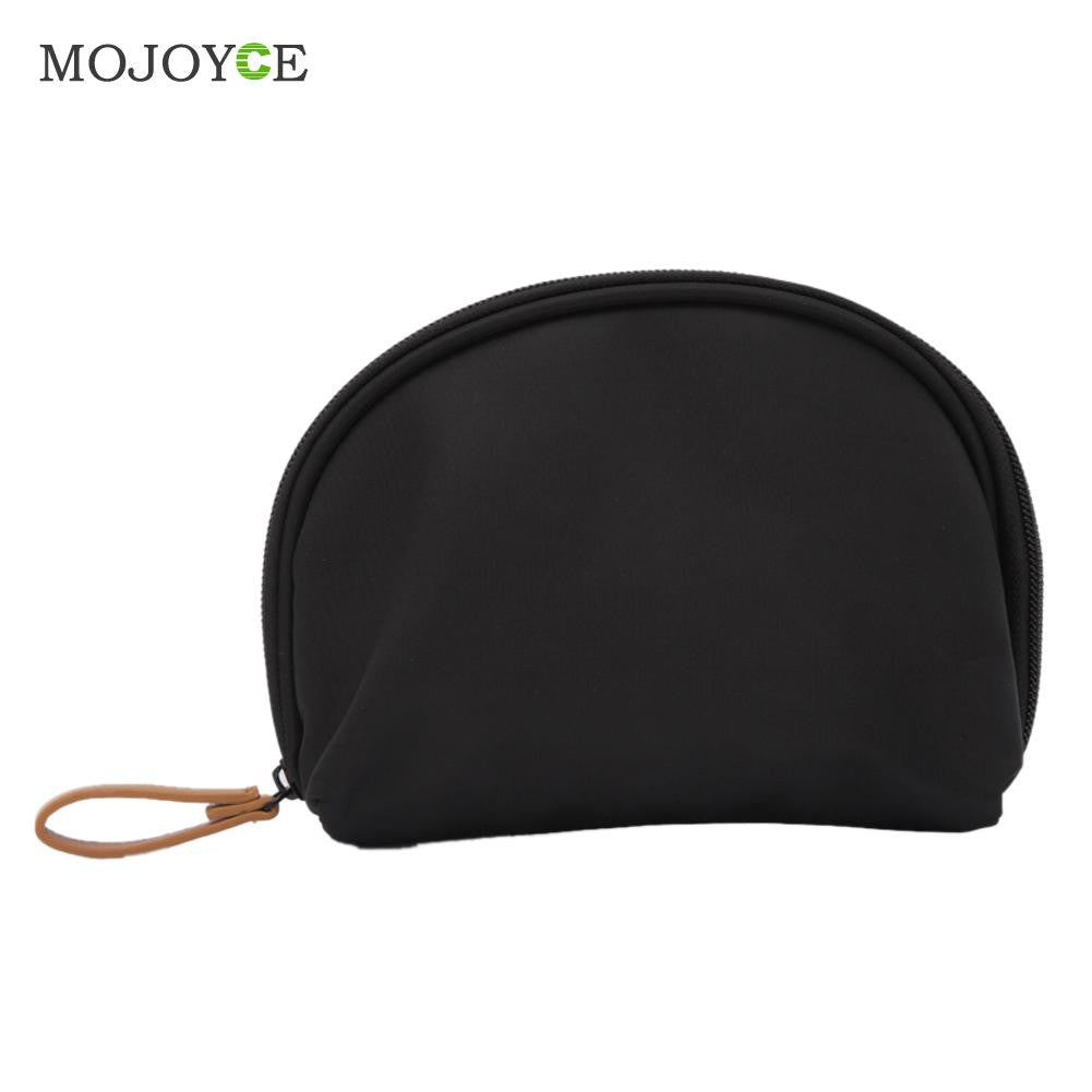 Waterproof Travel Comestic Case Semicircle Shaped Makeup Bag Portable Comestic Wash Bag Pouch Toiletry Case Portable Makeup Case ELY