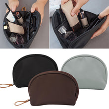 Waterproof Travel Comestic Case Semicircle Shaped Makeup Bag Portable Comestic Wash Bag Pouch Toiletry Case Portable Makeup Case ELY