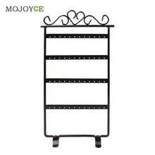 White / Pink / Black 33cm Earrings Display 48 Hole Rack Jewelry Stand Holder Jewelry Holder Metal Base Case for Jewelry ELY