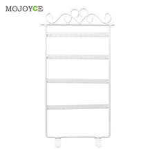 White / Pink / Black 33cm Earrings Display 48 Hole Rack Jewelry Stand Holder Jewelry Holder Metal Base Case for Jewelry ELY
