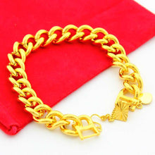 24K Jewelry Set24K Gold Plated Necklace Bracelet Jewelry NecklaceBridal Yellow Gold Jewelry Bracelet YHDS 41 ELY