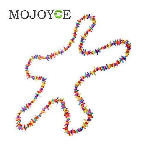 colorful Imitation coral chip Beads necklace 1STL ELY