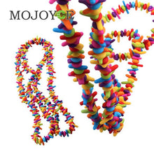 colorful Imitation coral chip Beads necklace 1STL ELY