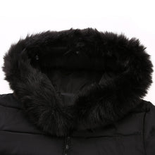 Cotton Thick Parkas Down Coat Women Long Plus Size Raccoon Fur Collar Hooded OutwearWomen Jacket outwear XL 2XL 3XL ELY