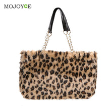 Plush Women Bag Fur Chain Handbag Ladies Shoulder Bag Larger Capacity Tote Clutch Bolsa Feminina ELY