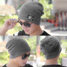 Skull Knit Beanie Fur Baggy Wool Cap Warm Hat Man Woman Lover Skull Beanie Cap Men's Gorro Ski Hat ELY