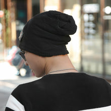 Skull Knit Beanie Fur Baggy Wool Cap Warm Hat Man Woman Lover Skull Beanie Cap Men's Gorro Ski Hat ELY