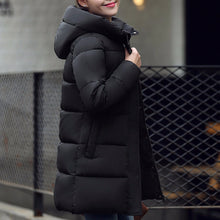 Women Warm Jacket Down Cotton Coat Faux Hooded Slim Parka Outerwear 1STL ELY