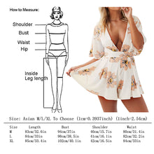 Women Casual Sexy Shirt Dress Vintage Print Short Sleeve Beach Dress V Neck Mini Dress Ladies Vestidos 1STL ELY