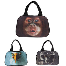Women 3D Animal Totes Casual Rivet Shoulder Bags Large Capcity Shopping Bags ELY