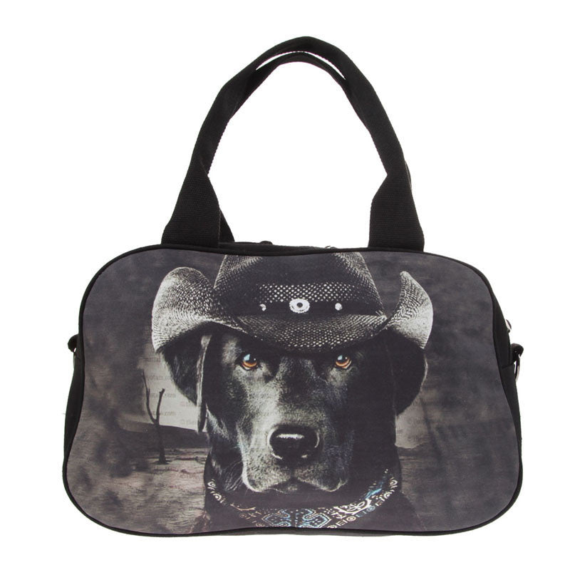 Women 3D Animal Totes Casual Rivet Shoulder Bags Large Capcity Shopping Bags ELY