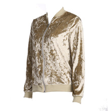Women Velvet Basic Thermal Solid Coat Top Zipper Stand Casual Jackets Ladies Coats Chaquetas Mujer ELY