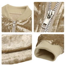 Women Velvet Basic Thermal Solid Coat Top Zipper Stand Casual Jackets Ladies Coats Chaquetas Mujer ELY