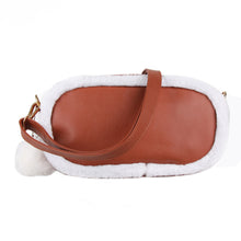 Women Bag Christmas PU LeatherArtificial Wool Mini Shoulder Crossbody Bag Wool Warm Clutch Fur Handbags Women Leather Handbag ELY