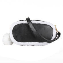 Women Bag Christmas PU LeatherArtificial Wool Mini Shoulder Crossbody Bag Wool Warm Clutch Fur Handbags Women Leather Handbag ELY