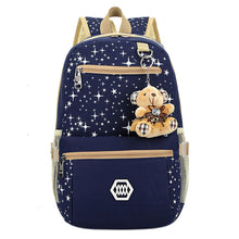 Women Canvas Backpack Shoulder School Bag for Teenager Girl Mochila Satchel Rucksack Lad Bags Women Bag Clutch 1STL ELY