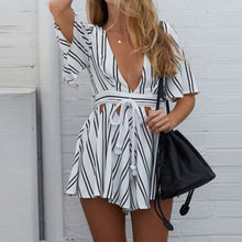 Women Clubwear V-Neck Playsuit Bodycon Party Jumpsuit Romper Trousers 1STL ELY