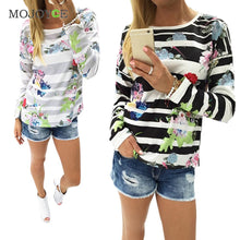 Women Colorful Floral Printed Sweatershirt Plus Size Long-Sleeved Pullovers Women Sweatershirts Tracksuit Moletom ELY