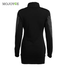 Women Dress Turtleneck Bodycon Bandage Slim Vestidos Plus Size Vestido De Festa Sexy Dress Long Sleeves Dress ELY