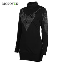 Women Dress Turtleneck Bodycon Bandage Slim Vestidos Plus Size Vestido De Festa Sexy Dress Long Sleeves Dress ELY