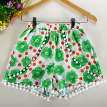 Women High Waist Tassel Print Gym Shorts Casual Beach Elastic Waist Candy Colors Beach Shorts Women Pantalones ELY