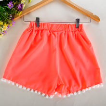 Women High Waist Tassel Print Gym Shorts Casual Beach Elastic Waist Candy Colors Beach Shorts Women Pantalones ELY