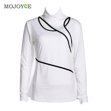 Women Hollow Out T Shirt Long Sleeve Slim Fit Solid Crop Top Tee Shirt Ladies Women Top Hollow Out Tee Solid Blusas Femininas ELY