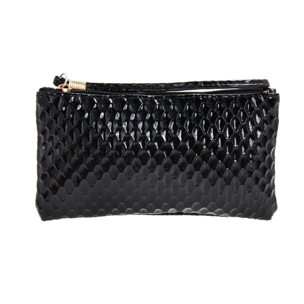 Women Lady Leather Clutch Wallet Plaid Candy Color Long PU Card Holder Women Purse Bag Casual Handbag Zipper Clutch Wallet 1STL ELY