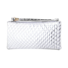 Women Lady Leather Clutch Wallet Plaid Candy Color Long PU Card Holder Women Purse Bag Casual Handbag Zipper Clutch Wallet 1STL ELY