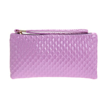 Women Lady Leather Clutch Wallet Plaid Candy Color Long PU Card Holder Women Purse Bag Casual Handbag Zipper Clutch Wallet 1STL ELY